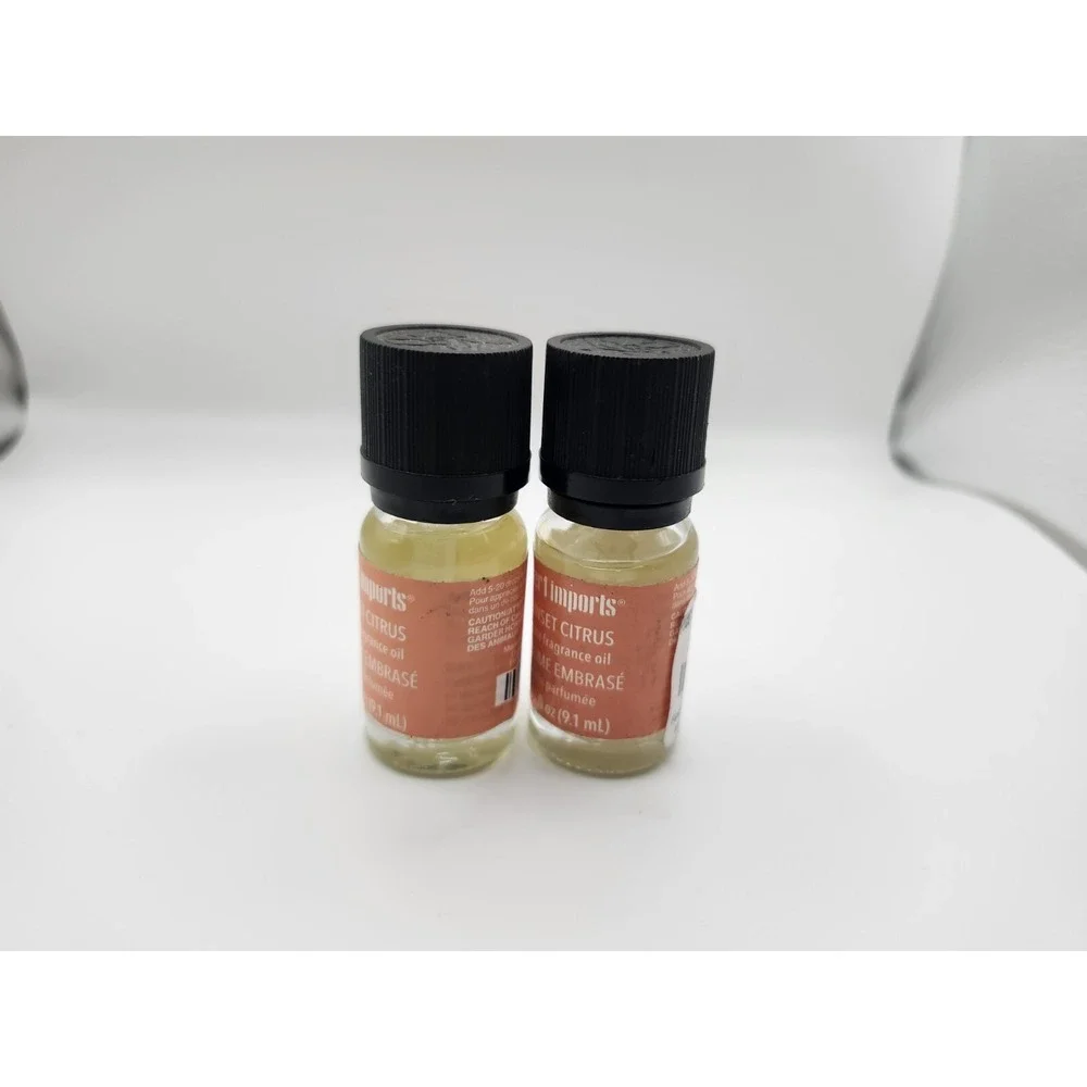 Pier 1 Imports SUNSET CITRUS Home FRAGRANCE OILS, LOT OF 2